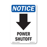 Power Shutoff [Down Arrow]