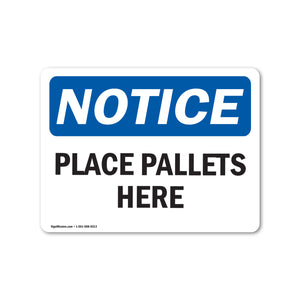 Place Pallets Here