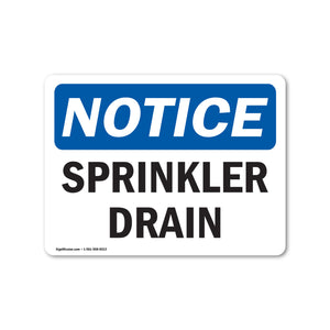 Sprinkler Drain