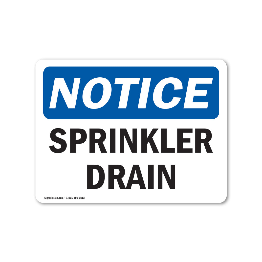 Sprinkler Drain