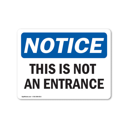 This Is Not An Entrance