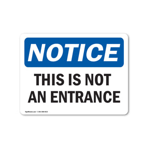 This Is Not An Entrance