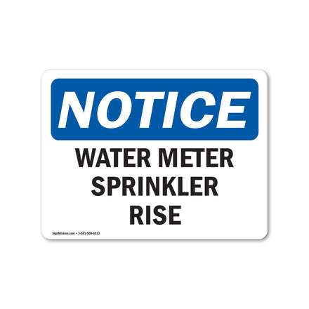 Water Meter Sprinkler Riser