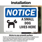 A Small Dog Lives Here