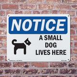 A Small Dog Lives Here