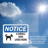 A Small Dog Lives Here