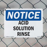 Acid Solution Rinse