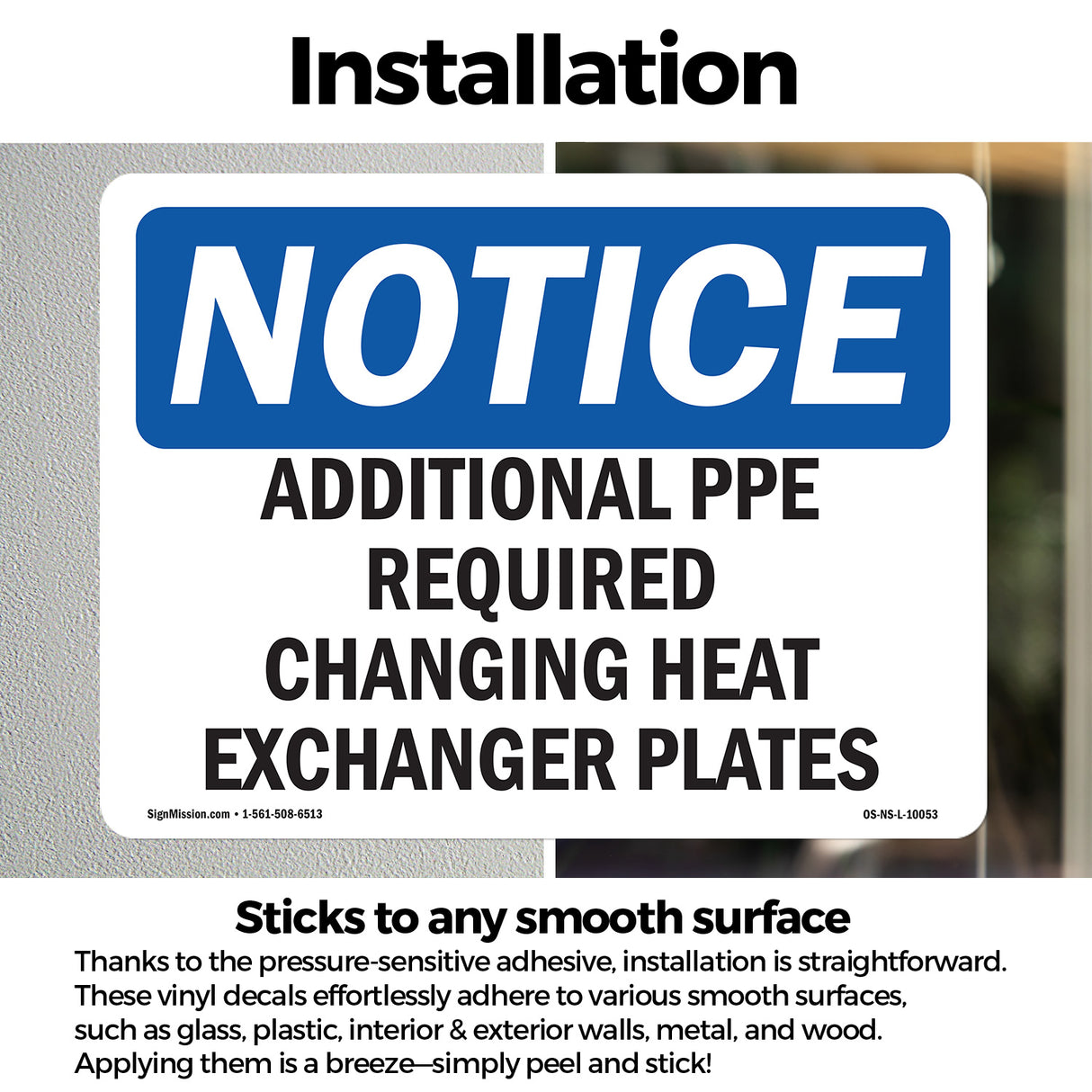 Additional PPE Required Changing Heat Exchanger