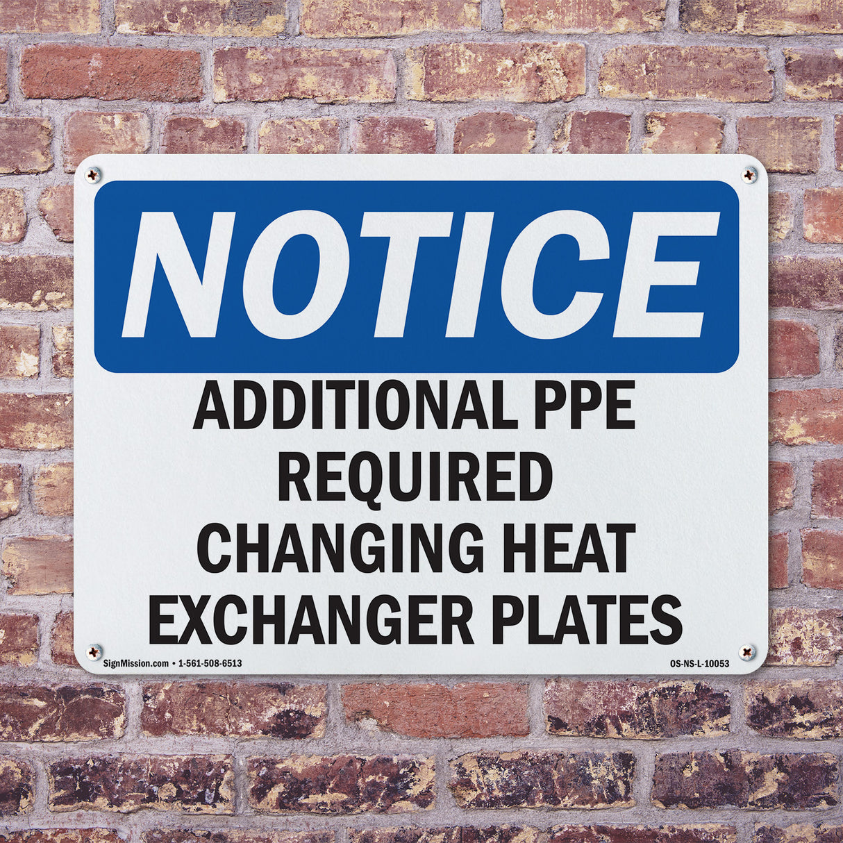 Additional PPE Required Changing Heat Exchanger