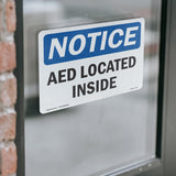 AED Located Inside Sign