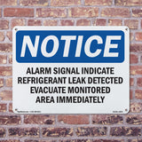 Alarm Signal Indicates Refrigerant Leak