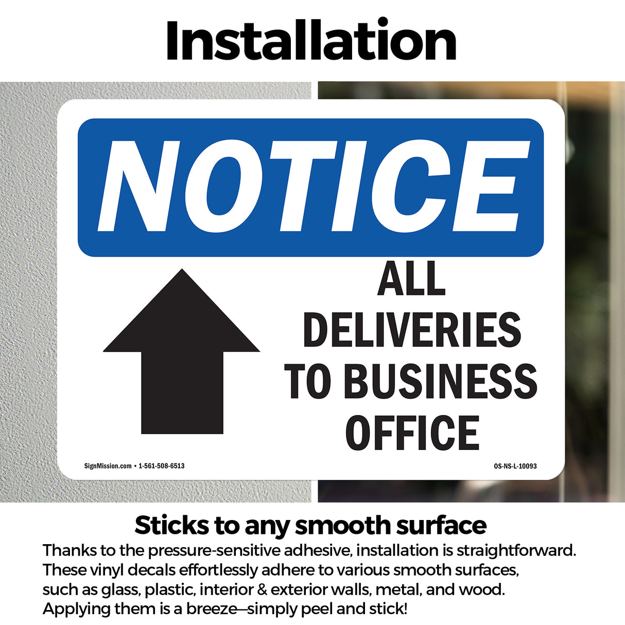 All Deliveries To Business Office