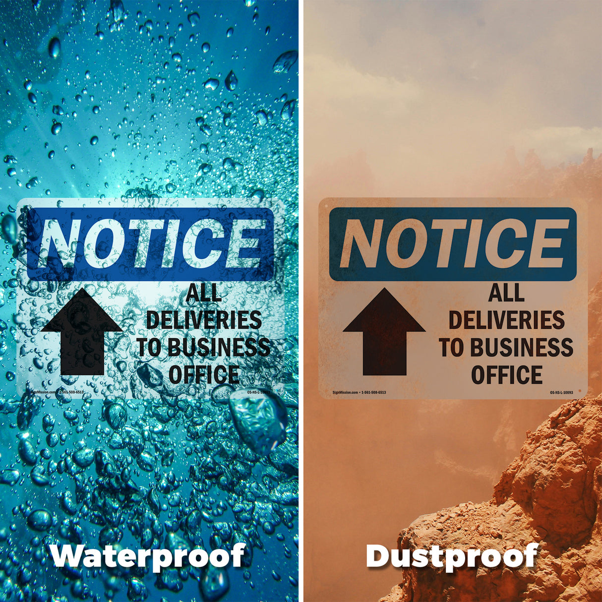 All Deliveries To Business Office