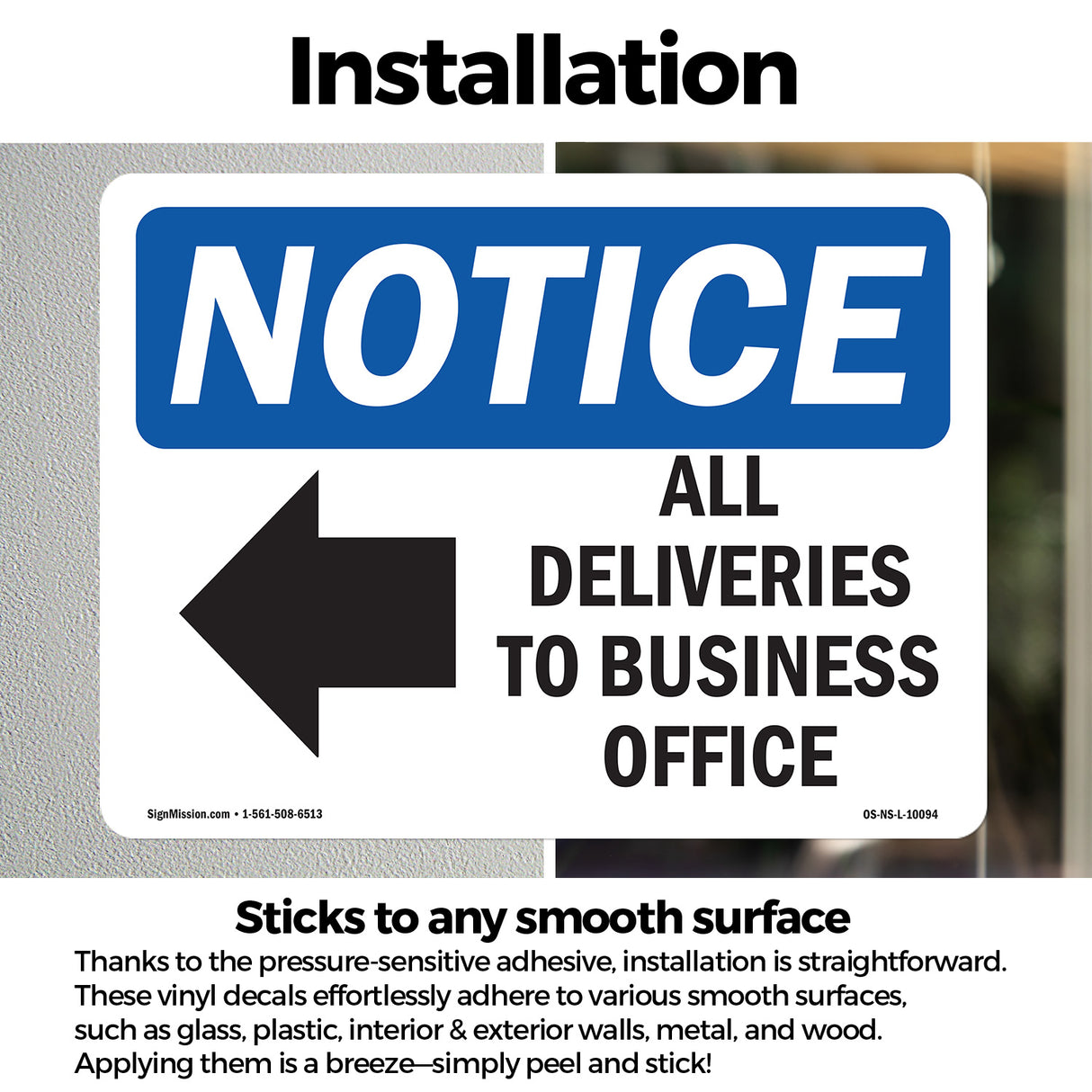 All Deliveries To Business Office