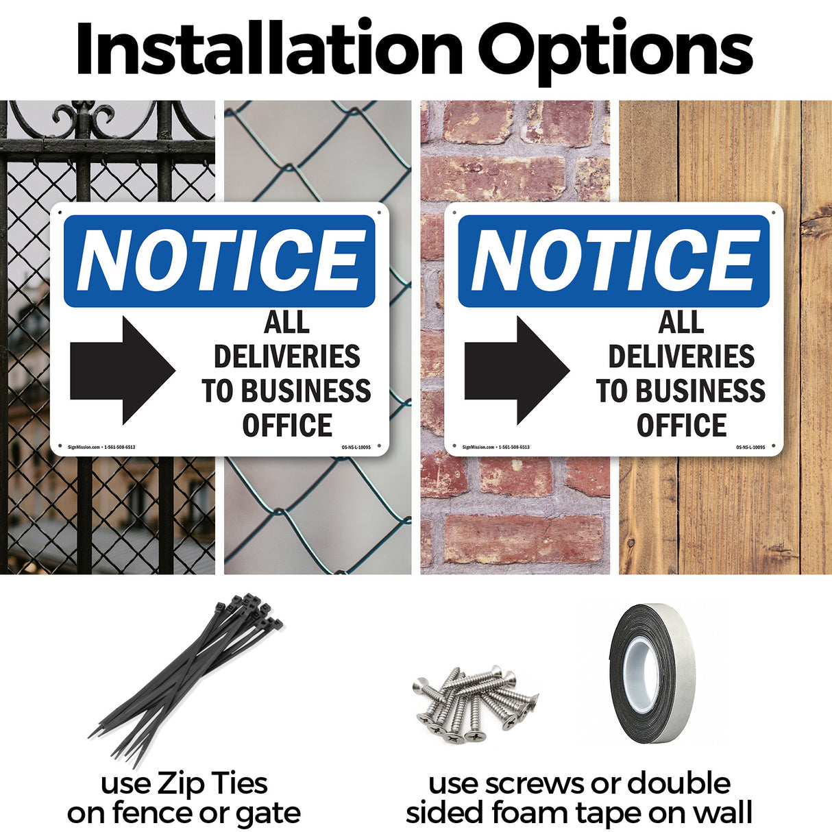 All Deliveries To Business Office