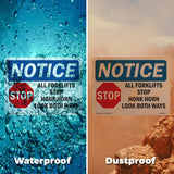 All Forklifts Stop Honk Horn