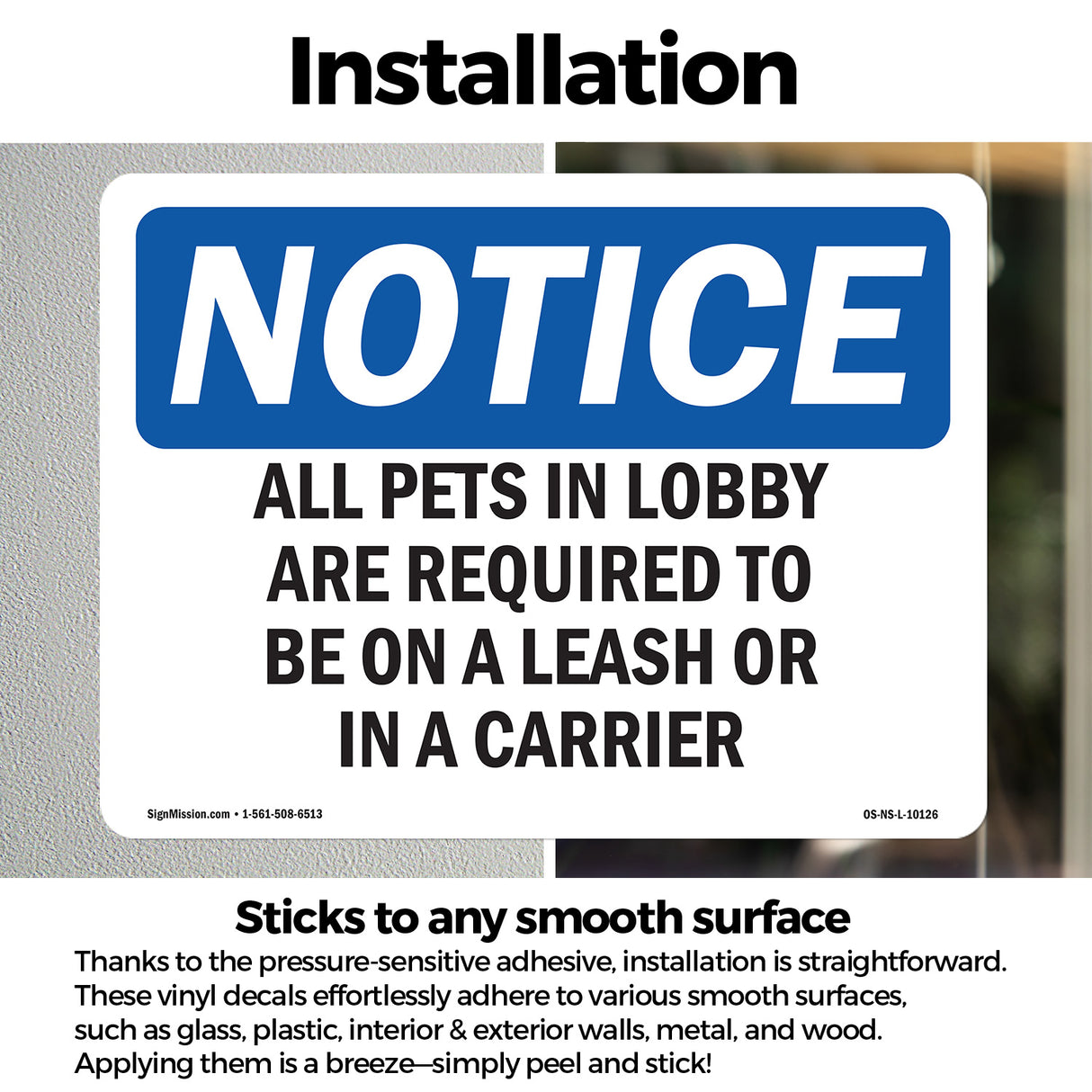 All Pets In Lobby Are Required