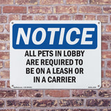 All Pets In Lobby Are Required