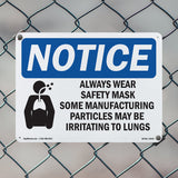 Always Wear Safety Mask Some Sign With Symbol