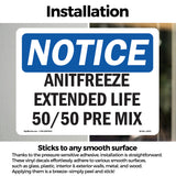 Antifreeze Extended Life 50 50 Pre Mix