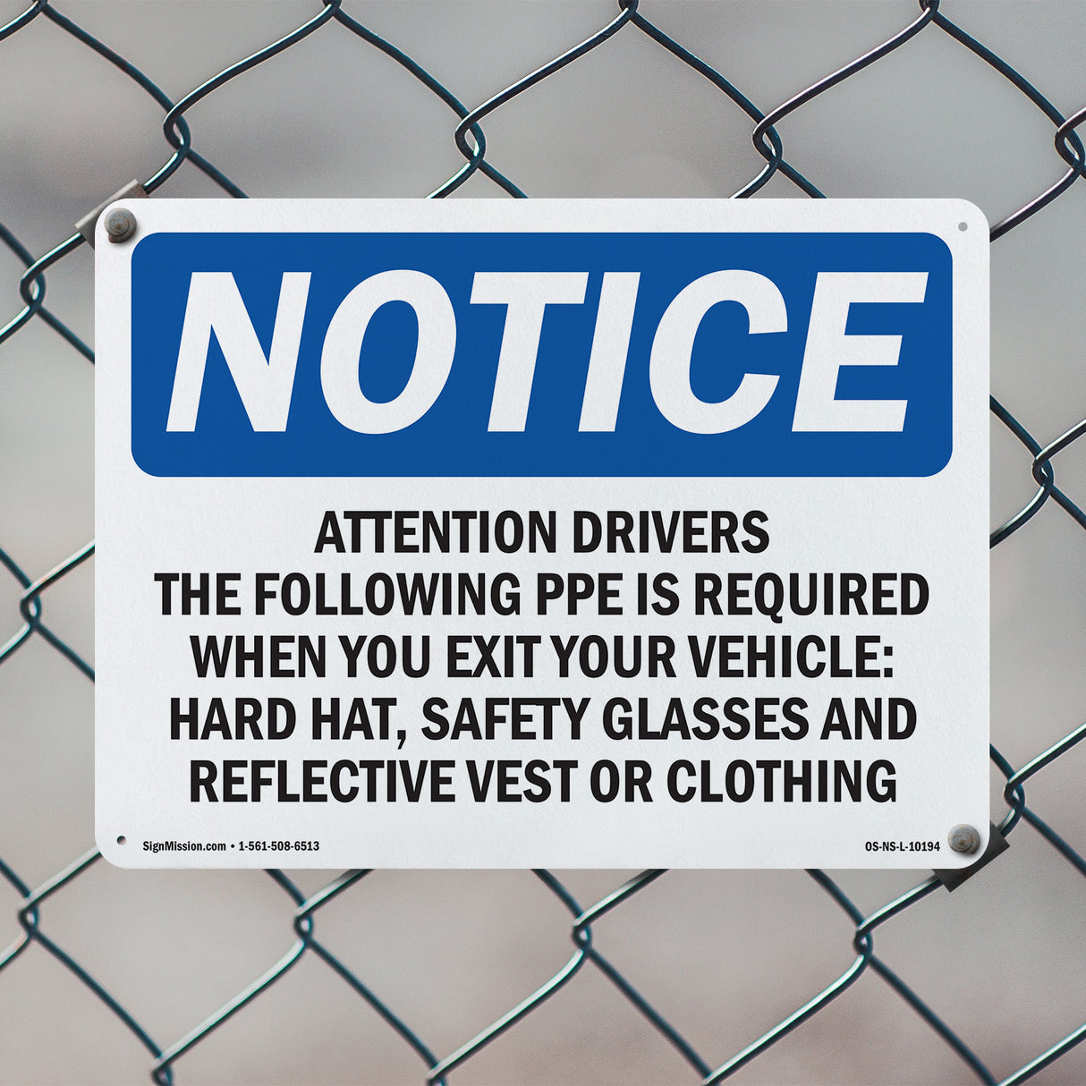 Attention Drivers The Following PPE Is Required