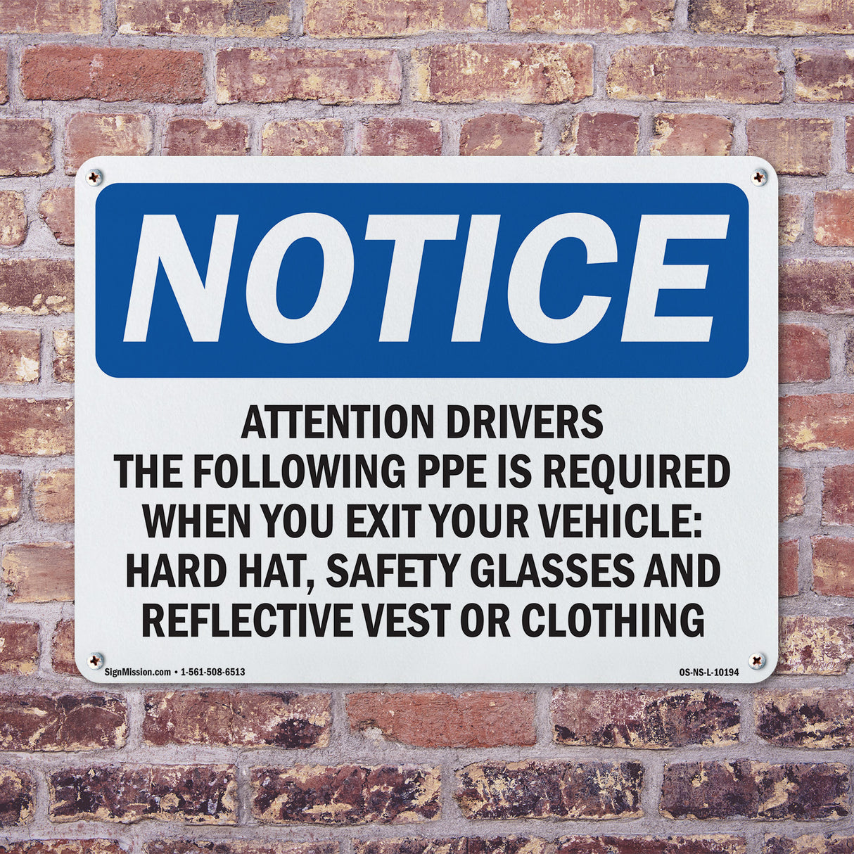 Attention Drivers The Following PPE Is Required