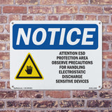 Attention ESD Protected Area