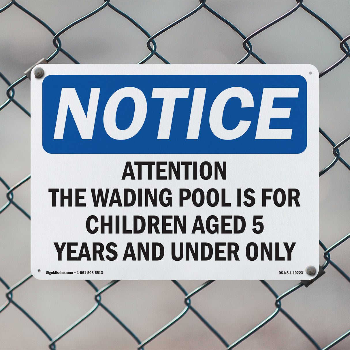 Attention The Wading Pool Is For Children