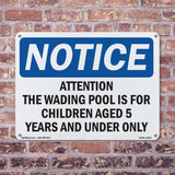 Attention The Wading Pool Is For Children