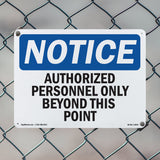 Authorized Personnel Only Beyond