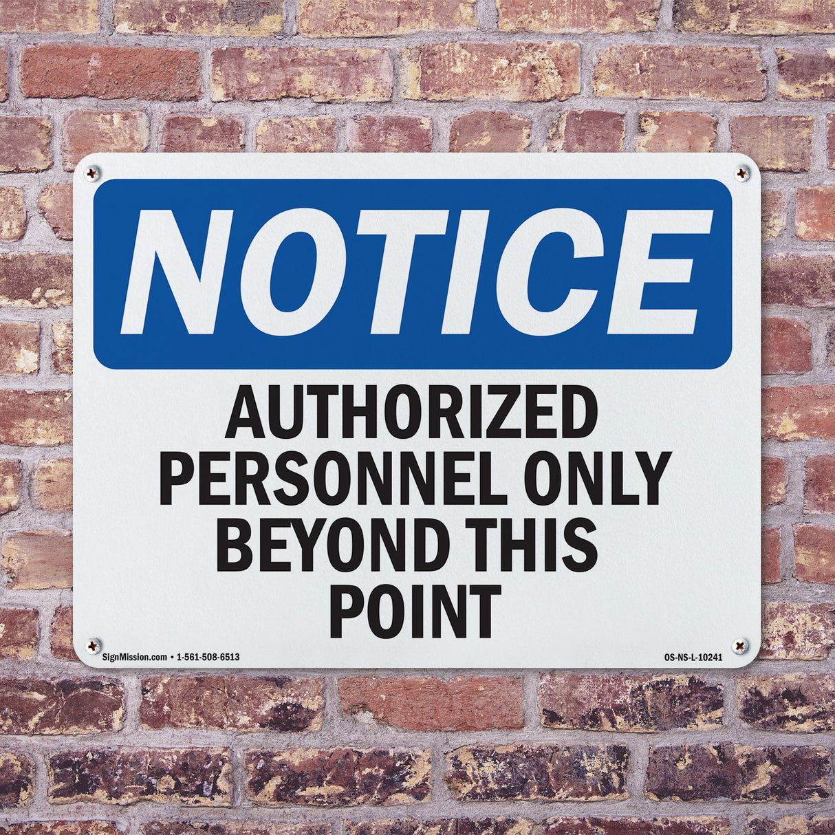 Authorized Personnel Only Beyond
