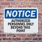 Authorized Personnel Only Beyond