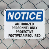 Authorized Personnel Only Protective Footwear