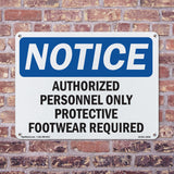 Authorized Personnel Only Protective Footwear