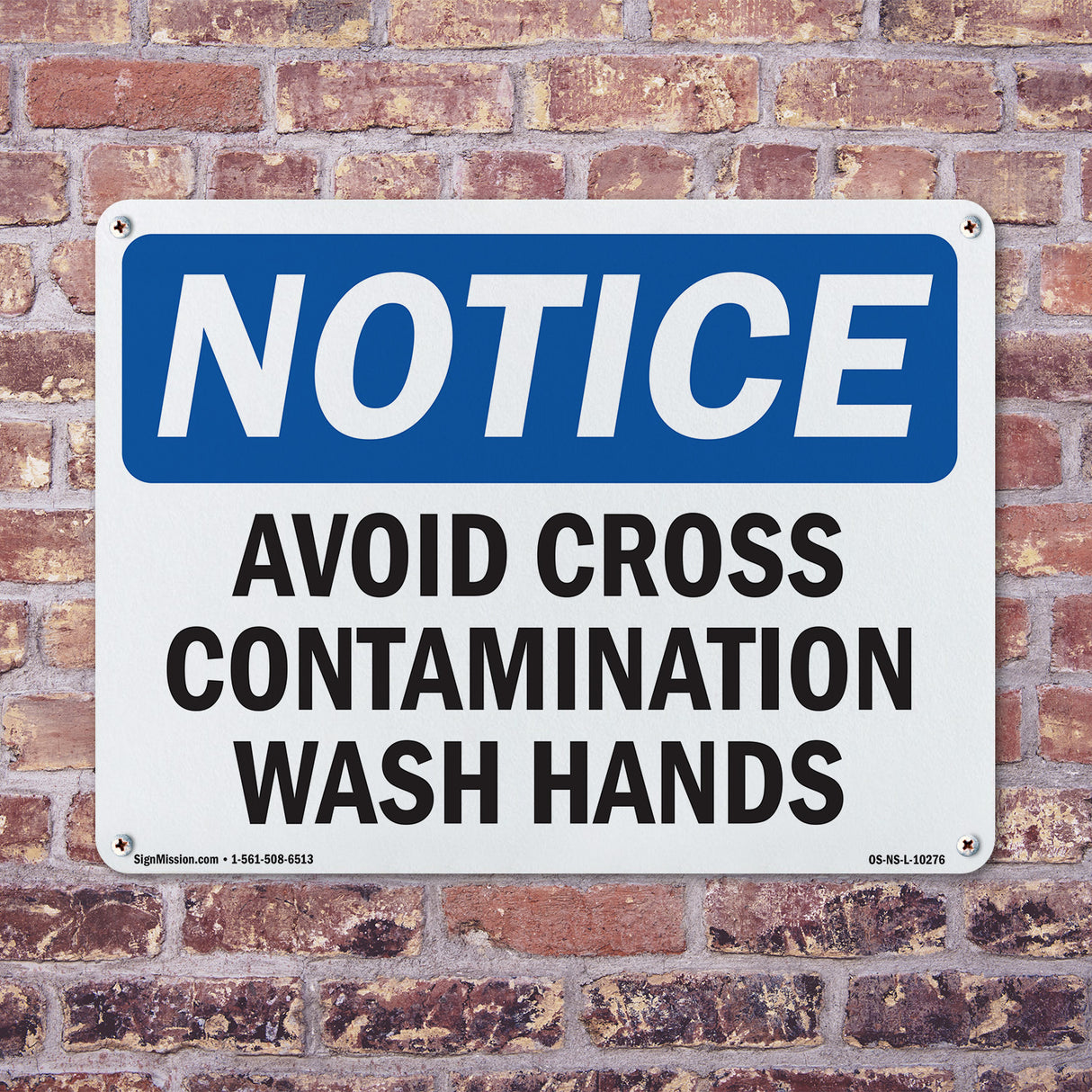 Avoid Cross Contamination Wash Hands