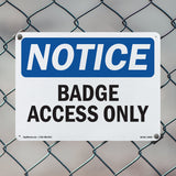 Badge Access Only