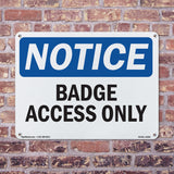 Badge Access Only