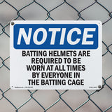 Batting Helmets Are Required To Be Worn