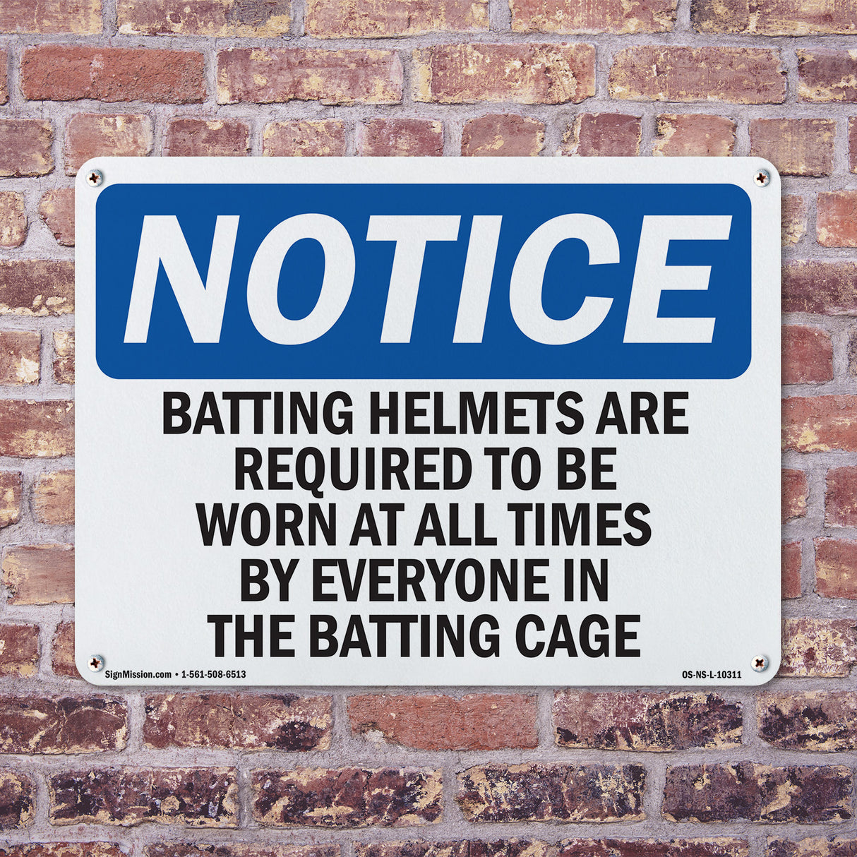 Batting Helmets Are Required To Be Worn