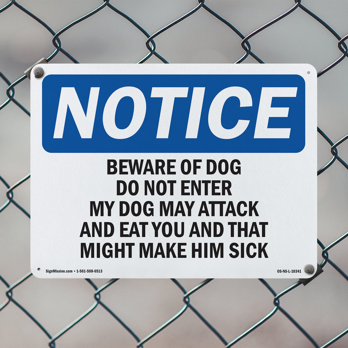 Beware Of Dog Do Not Enter My Dog May Attack