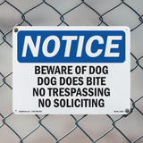 Beware Of Dog Dog Does Bite No