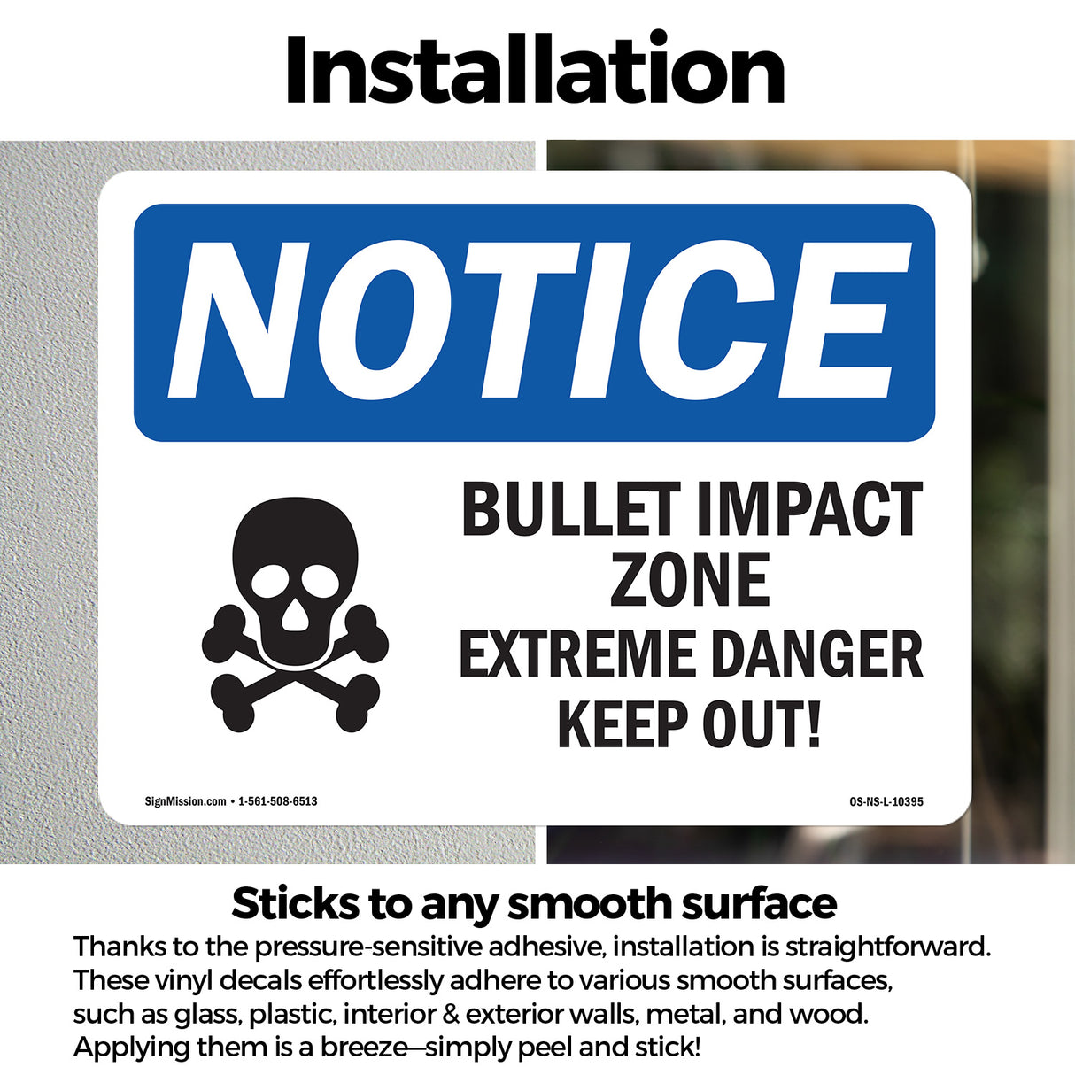 Bullet Impact Zone Extreme Danger