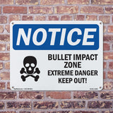 Bullet Impact Zone Extreme Danger