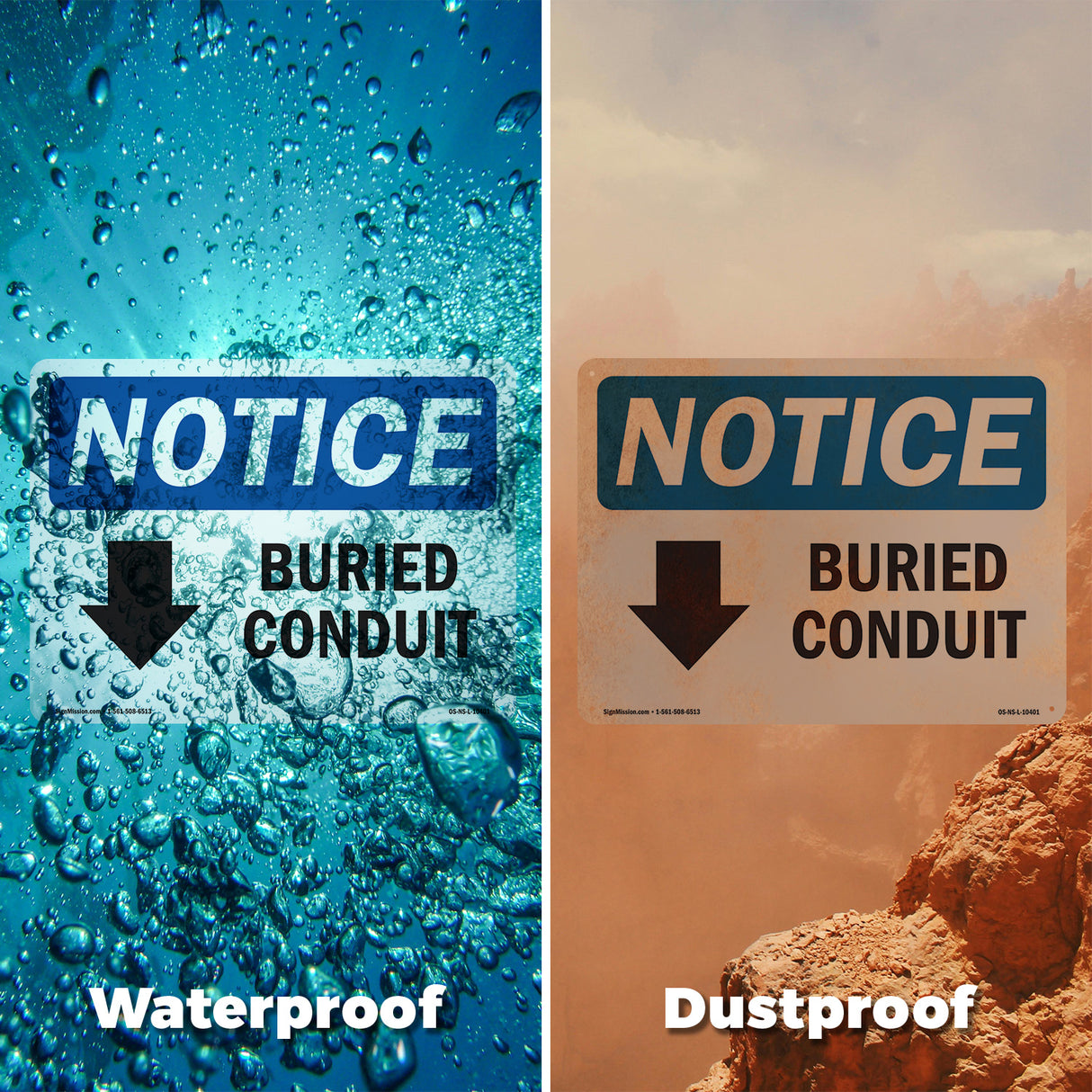 Buried Conduit [Down Arrow]