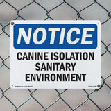 Canine Isolation Sanitary Environment