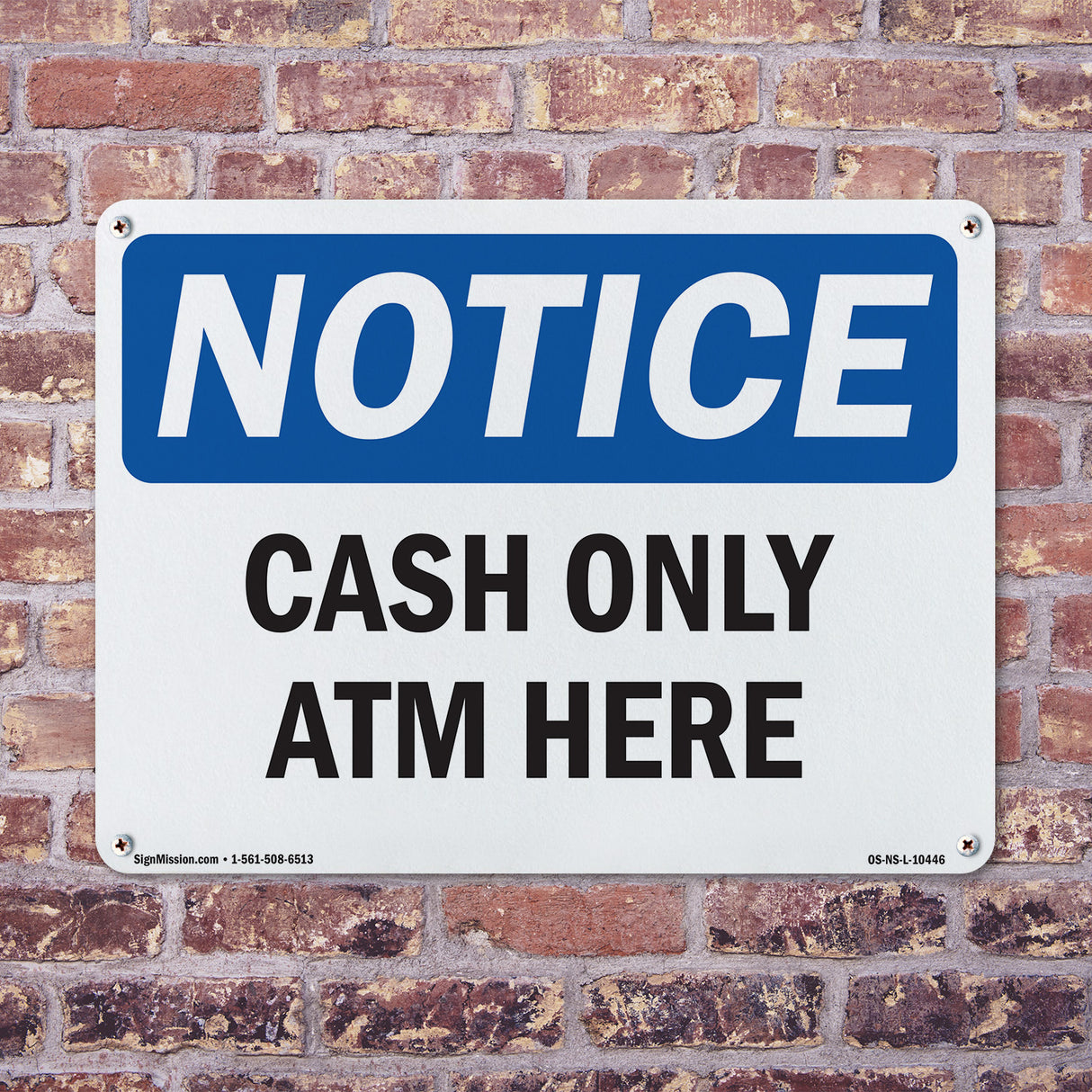 Cash Only ATM Here