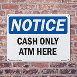 Cash Only ATM Here