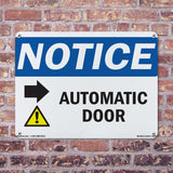 Caution Automatic Door [Right Arrow]
