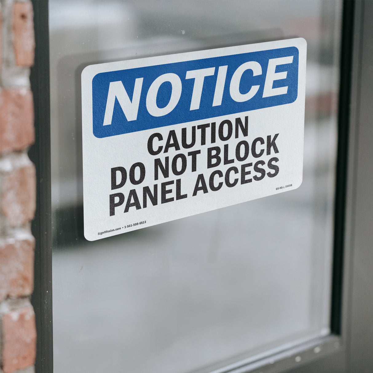 Caution Do Not Block Panel Access