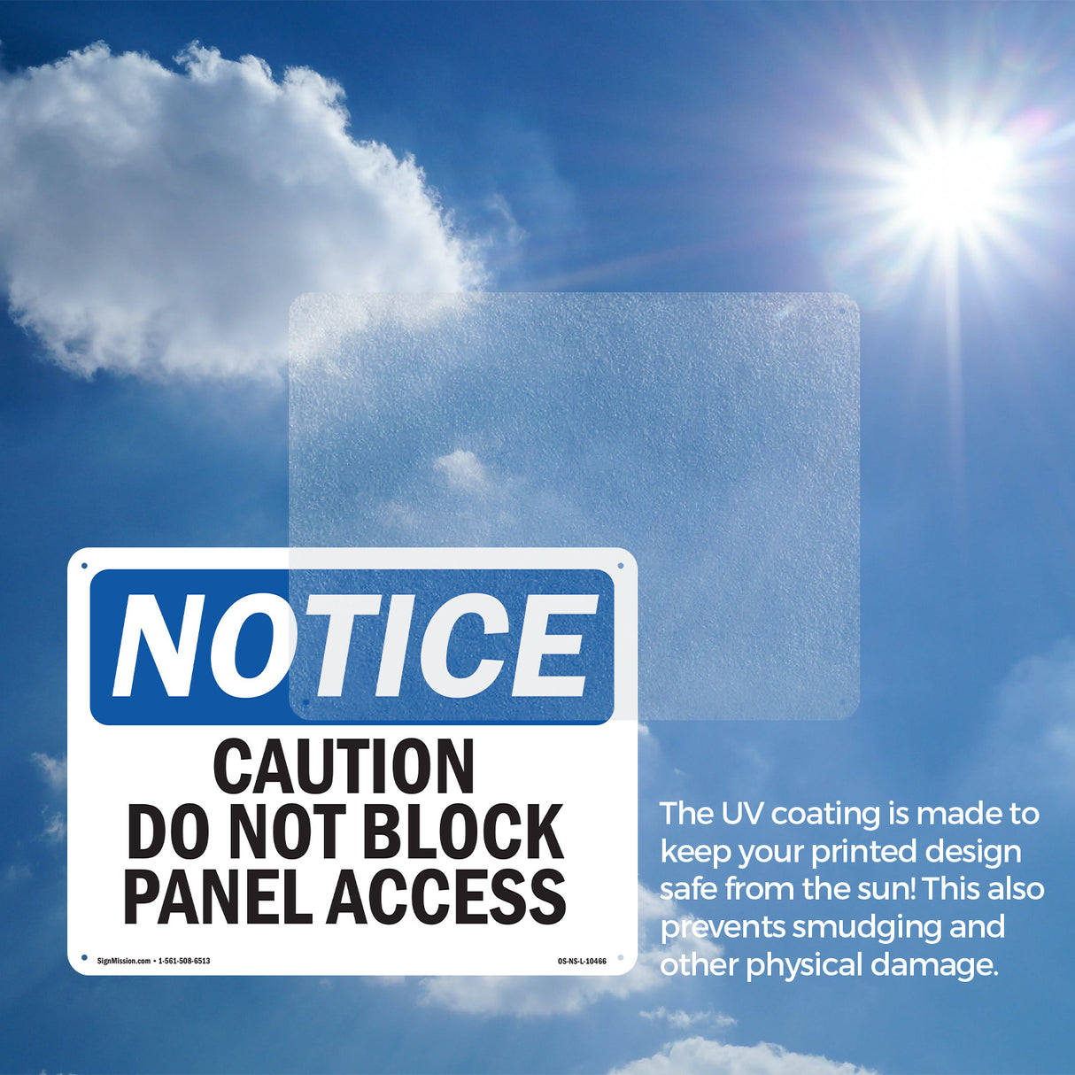 Caution Do Not Block Panel Access